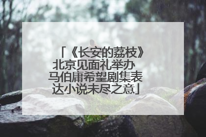《长安的荔枝》北京见面礼举办 马伯庸希望剧集表达小说未尽之意