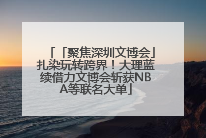 「聚焦深圳文博会」扎染玩转跨界！大理蓝续借力文博会斩获NBA等联名大单