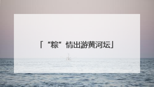 “粽”情出游黄河坛