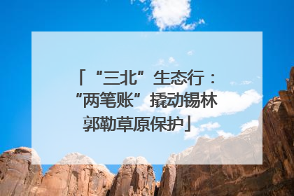“三北”生态行：“两笔账”撬动锡林郭勒草原保护