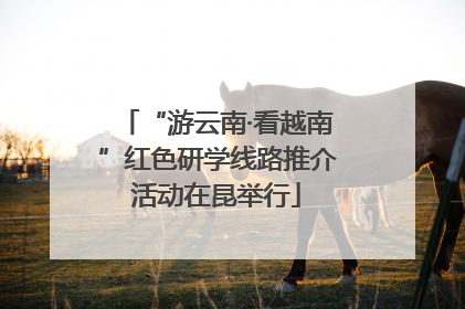 “游云南·看越南”红色研学线路推介活动在昆举行