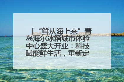 “鲜从海上来”青岛海尔冰箱城市体验中心盛大开业：科技赋能鲜生活，重新定义全球饮食未来