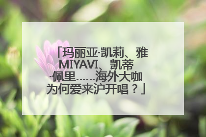 玛丽亚·凯莉、雅MIYAVI、凯蒂·佩里……海外大咖为何爱来沪开唱？