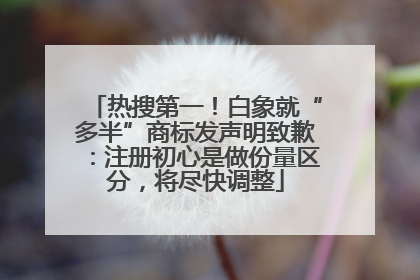 热搜第一！白象就“多半”商标发声明致歉：注册初心是做份量区分，将尽快调整