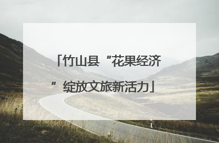 竹山县“花果经济”绽放文旅新活力
