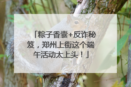 粽子香囊+反诈秘笈，郑州上街这个端午活动太上头！