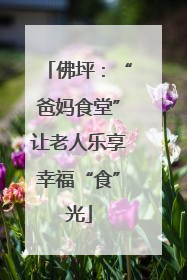 佛坪：“爸妈食堂”让老人乐享幸福“食”光
