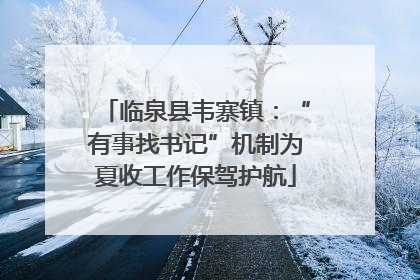 临泉县韦寨镇：“有事找书记”机制为夏收工作保驾护航