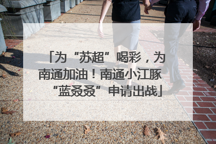为“苏超”喝彩，为南通加油！南通小江豚“蓝叒叒”申请出战