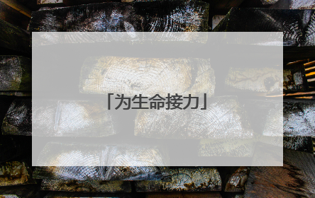 为生命接力