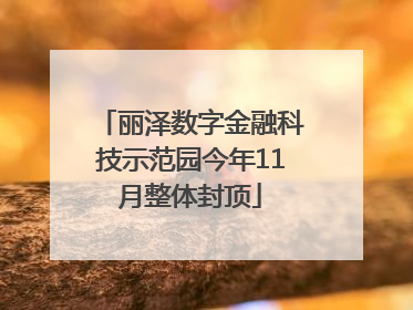 丽泽数字金融科技示范园今年11月整体封顶