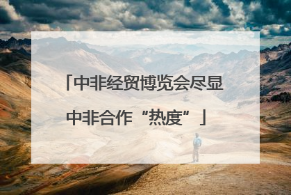 中非经贸博览会尽显中非合作“热度”