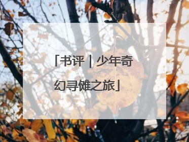 书评｜少年奇幻寻傩之旅