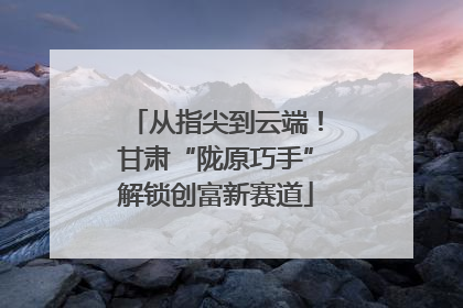 从指尖到云端！甘肃“陇原巧手”解锁创富新赛道