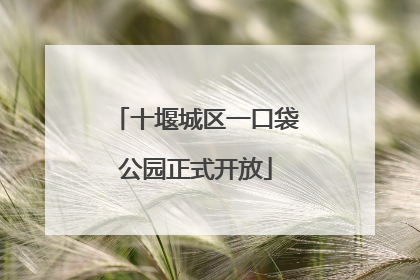 十堰城区一口袋公园正式开放