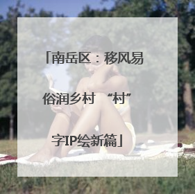 南岳区：移风易俗润乡村 “村”字IP绘新篇