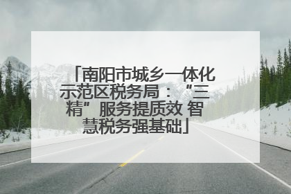 南阳市城乡一体化示范区税务局：“三精”服务提质效 智慧税务强基础