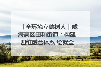 全环境立德树人｜威海高区田和街道：构建四维融合体系 绘就全环境立德树人新画卷