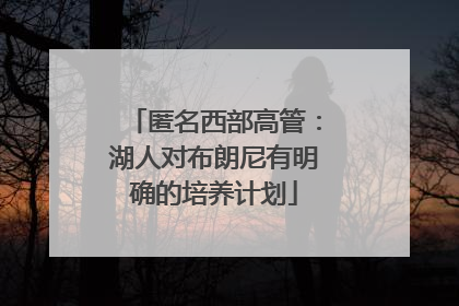 匿名西部高管：湖人对布朗尼有明确的培养计划