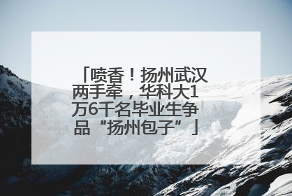 喷香！扬州武汉两手牵，华科大1万6千名毕业生争品“扬州包子”
