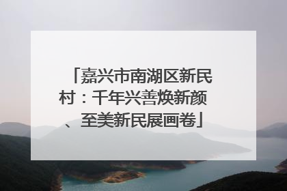 嘉兴市南湖区新民村：千年兴善焕新颜、至美新民展画卷