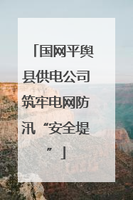 国网平舆县供电公司筑牢电网防汛“安全堤”