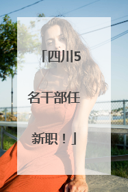 四川5名干部任新职！