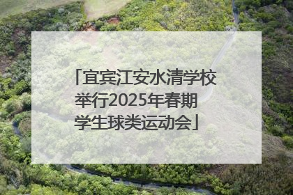 宜宾江安水清学校举行2025年春期学生球类运动会
