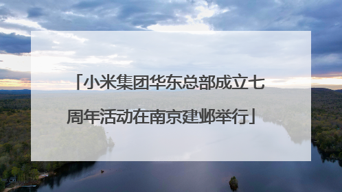 小米集团华东总部成立七周年活动在南京建邺举行