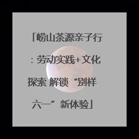 崂山茶源亲子行：劳动实践+文化探索 解锁“别样六一”新体验