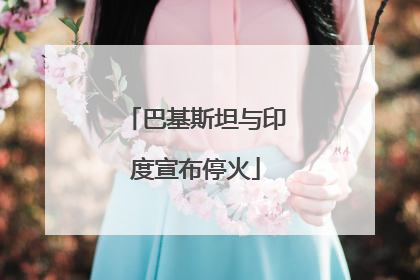 巴基斯坦与印度宣布停火