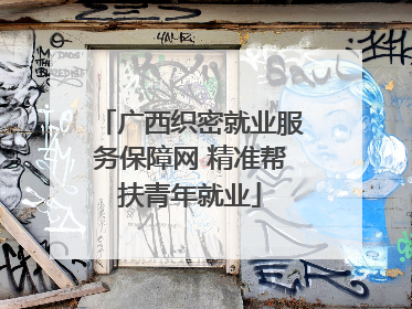 广西织密就业服务保障网 精准帮扶青年就业