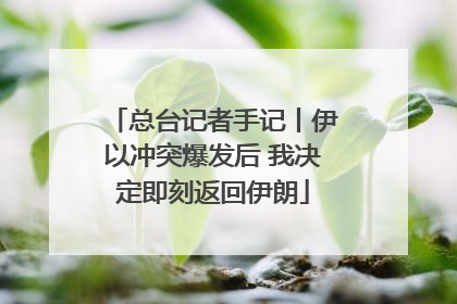 总台记者手记丨伊以冲突爆发后 我决定即刻返回伊朗