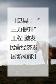 息县：“三力提升”工程 激发民营经济发展新动能