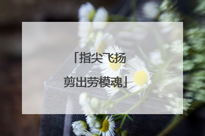 指尖飞扬 剪出劳模魂