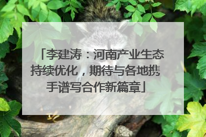 李建涛：河南产业生态持续优化，期待与各地携手谱写合作新篇章