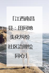 江西南昌县：田间地头化纠纷 社区治理绘同心