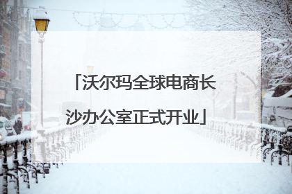 沃尔玛全球电商长沙办公室正式开业