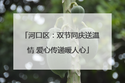 河口区：双节同庆送温情 爱心传递暖人心
