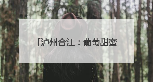 泸州合江：葡萄甜蜜上市 夏日果盘添新
