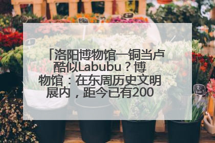 洛阳博物馆一铜当卢酷似Labubu？博物馆：在东周历史文明展内，距今已有2000多年历史