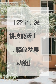 济宁：深耕技能沃土，释放发展动能