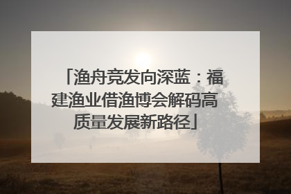 渔舟竞发向深蓝：福建渔业借渔博会解码高质量发展新路径