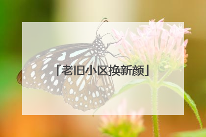 老旧小区换新颜