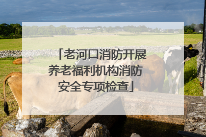 老河口消防开展养老福利机构消防安全专项检查