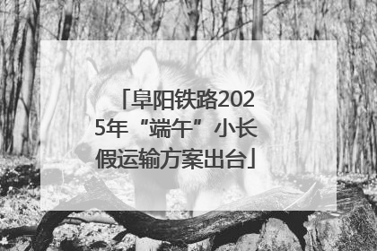 阜阳铁路2025年“端午”小长假运输方案出台