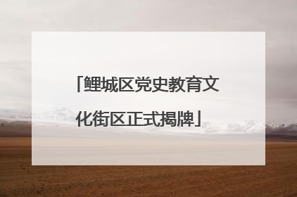 鲤城区党史教育文化街区正式揭牌