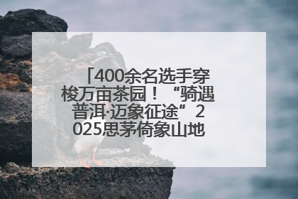 400余名选手穿梭万亩茶园！“骑遇普洱·迈象征途”2025思茅倚象山地自行车赛圆满举行