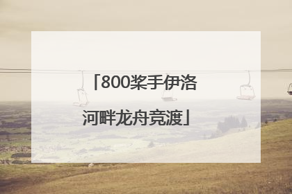 800桨手伊洛河畔龙舟竞渡