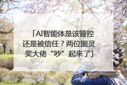 AI智能体是该管控还是被信任？两位图灵奖大佬“吵”起来了